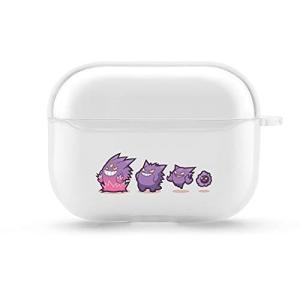 ポケモン ゲンガー AirPods pro ケース カバー カラビナ DANESI  全面保護 透明 軽量 キズ防止 紛失防止 シン