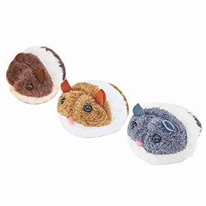 3個セット 猫おもちゃ ぬいぐるみ ペットおもちゃ ハムスター 可愛い ネズミおもちゃ ペット 運動不足やストレス解消 レーニング 猫遊び用 誕生日ギ