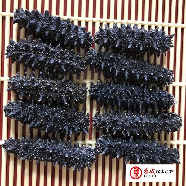 最高級 純淡干 黒なまこ 北海道産 100G10個前後 特A級品 ナマコ 海参 黒なまこ 黒ナマコ ...