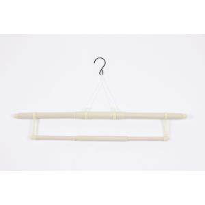 ハンガー 折りたたみ式＆帯掛け付 色おまかせ 長尺タイプ