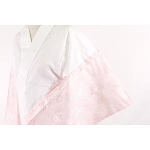 女物 二部式長襦袢 ピンク M Lサイズ 洗え...の詳細画像2