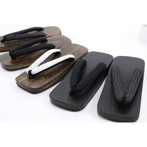 新柄 男物下駄 3Lサイズ 浴衣用 しじら 桐下駄 大きいサイズ