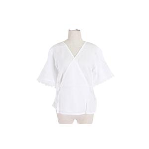 メール便送料無料　美容半襦袢 M Lサイズ 装道 装いの道ブランド 浴衣 着物 和装小物 通年 肌着 肌襦袢 レース 楊柳タイプ 夏 日本製 1点メール便OK