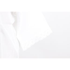 肌着 肌襦袢 白 Mサイズ レース付肌着 はだ...の詳細画像2
