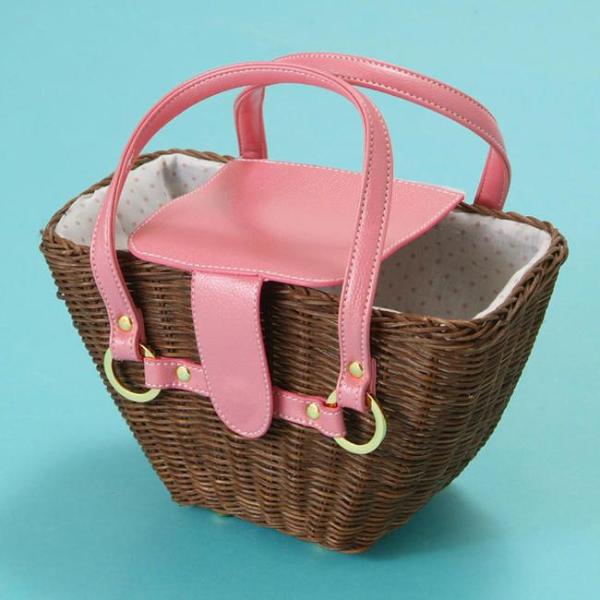 かごバッグ 押切もえ ピンク 和装バッグ 巾着 超激安