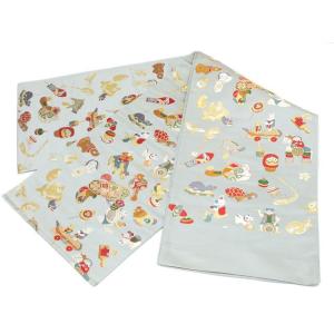 ご購入者様が決まりました⭐︎袋帯　正絹 6万円均一】 【鷹ヶ峰 しょうざん】 特選工芸袋帯 華夾纈（はなきょう