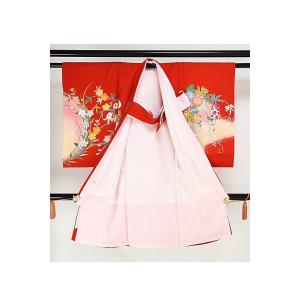 【呉服屋※】【正絹 子供用祝着】着物 初着 産...の詳細画像1