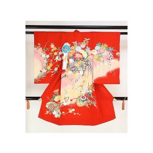 【呉服屋※】【正絹 子供用祝着】着物 初着 産...の詳細画像3