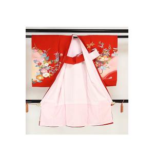 【呉服屋※】【正絹 子供用祝着】着物 初着 産...の詳細画像1