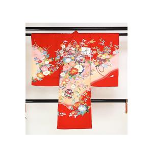 【呉服屋※】【正絹 子供用祝着】着物 初着 産...の詳細画像2