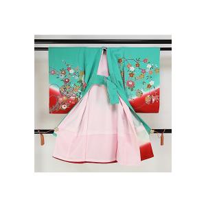 【呉服屋※】【正絹 子供用祝着】着物 初着 産...の詳細画像1