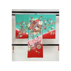 【呉服屋※】【正絹 子供用祝着】着物 初着 産...の詳細画像2