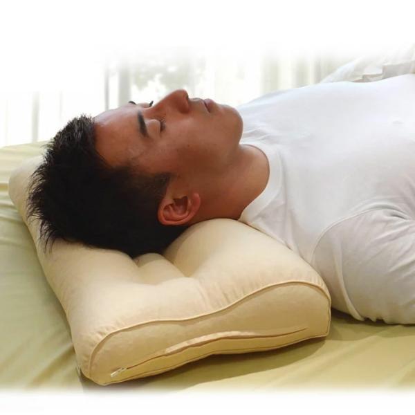 【いびき対応まくら】抗菌防臭加工カバー付！&lt;br&gt;枕の高さ調節が可能！いびきを予防する枕&lt;br&gt;いび...