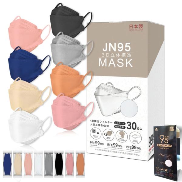 マスク JN95 日本製 韓国マスク 60枚セット 不織布 使い捨て 個別包装 医療用クラス 高性能...