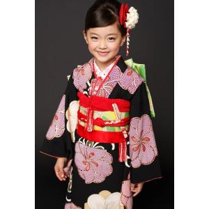 Prices down2）七五三 女の子 7歳 はこせこ「紫色絞り、桜の刺繍