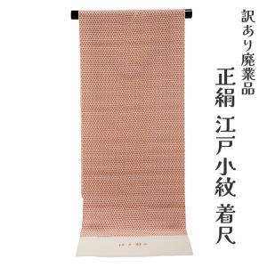 呉服屋 訳あり 正絹 江戸小紋 着尺 反物 子供着物にも 未仕立て品 きもの 女性 着物 原反 生地 レディース 日本の伝統文化 20代 30代