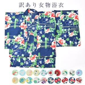 竺仙鑑製 女物 浴衣 反物 緑×ベージュ（葡萄に栗鼠） 松煙染 小紋