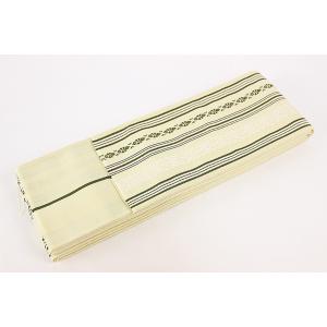 　男性用 本場筑前博多織 正絹角帯 男帯 献上柄 絹100%