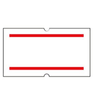 ハンドラベラー SP 標準ラベル10巻 デザイン： 赤2本線 / 強粘｜toshichan-shop