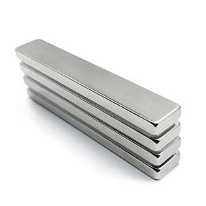 60x10x5mm 4本 超強力 冷蔵庫 バーマグネット 磁石 強力な棒磁石 超強力マグネットバー 冷蔵庫、キッチン、オフィス、工芸、吊り橋 家庭用パワーマグネット 産業｜toshichan-shop