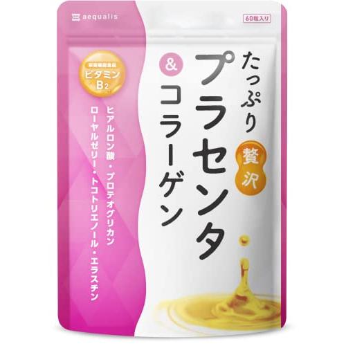 1 たっぷり贅沢 プラセンタ サプリ 402，000mg コラーゲン ヒアルロン酸 国内製造 30日...