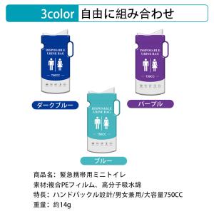 携帯用トイレ 簡易トイレ 緊急携帯用ミニトイレ...の詳細画像2