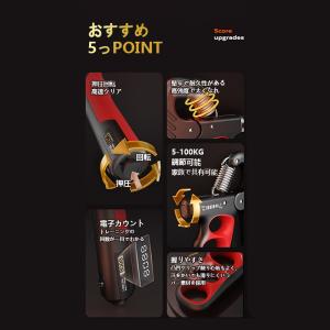 即納 ハンドグリップ ハンドグリッパー メタル...の詳細画像3