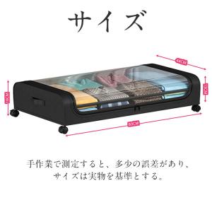 衣類収納 衣類収納ケース キャスター 押入れ収...の詳細画像2