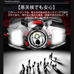＼即納/ヘッドライト 充電式 センサー機能 l...の詳細画像2