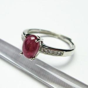 ルビー リング 指輪 フリーサイズ 紅玉 Ruby メンズ レディース メール便可 [M便 1/20]