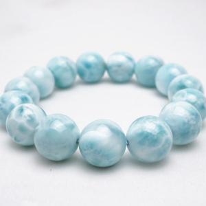 ラリマー ブレスレット ラリマール ヒーリング効果 13mm 一点物 111-10146｜tosho-stones