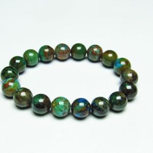 フェニックスストーン （クリソコラ） ブレスレット 13mm 一点物 111