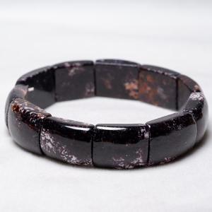 エレスチャルクォーツ ブレスレット 14mm ブラックエレスチャル 一点物