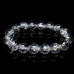 アイリスクォーツ 水晶 ブレスレット 14mm ランダム発送 メール便送料
