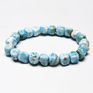 ブルーレースアゲート ブレスレット 10.5mm ランダム発送 メール便送料