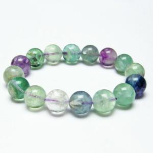 フローライト ブレスレット 蛍石 パワーストーン 12mm 一点物 メール便