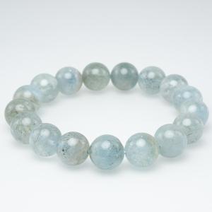 アクアマリン ブレスレット Aquamarine 10mm 一点物 111-2551 : 天然石