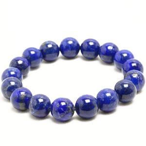 ラピスラズリ ブレスレット 12mm 一点物 111-3172 : 天然石