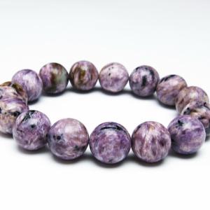 チャロアイト ブレスレット 14mm 一点物 送料無料 111-32114 : 天然石