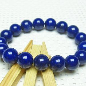 ラピスラズリ ブレスレット 12mm 一点物 111-3211｜tosho-stones