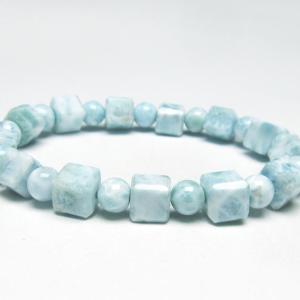 ラリマー ブレスレット 13mm 一点物 111-10145 : 天然石