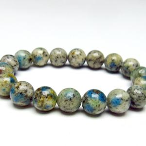 K2ブルー ブレスレット K2ストーン パキスタン産 12mm 一点物 111-3626