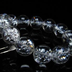 アイリスクォーツ 水晶 ブレスレット 虹入り 15mm 一点物 111-3691