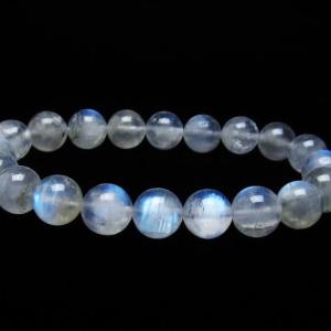 ムーンストーン ブレスレット 10mm 一点物 メール便送料無料 111-35956
