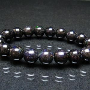 ブラックオパール ブラックマトリックスオパール ブレスレット 13mm
