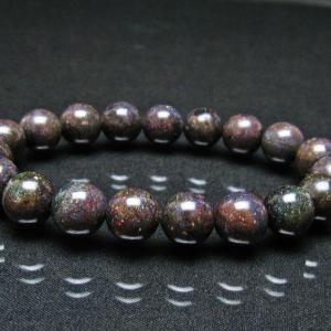 ブラックオパール ブレスレット 16mm 一点物 111-17777 : 天然石