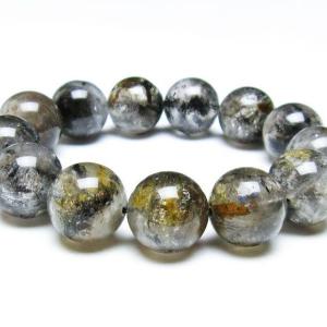 エレスチャルクォーツ ブレスレット 14mm ブラックエレスチャル エレスチャルクォーツ ブレスレット 14mm ブラックエレスチャル
