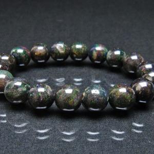 ブラックオパール ブレスレット 16mm 一点物 111-17777 : 天然石
