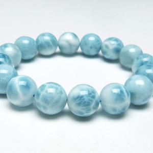ラリマー ブレスレット 13mm 一点物 111-10145 : 天然石