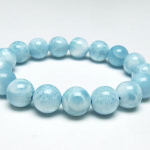 ラリマー ブレスレット 12mm 一点物 [送料無料] 111-38051｜tosho-stones